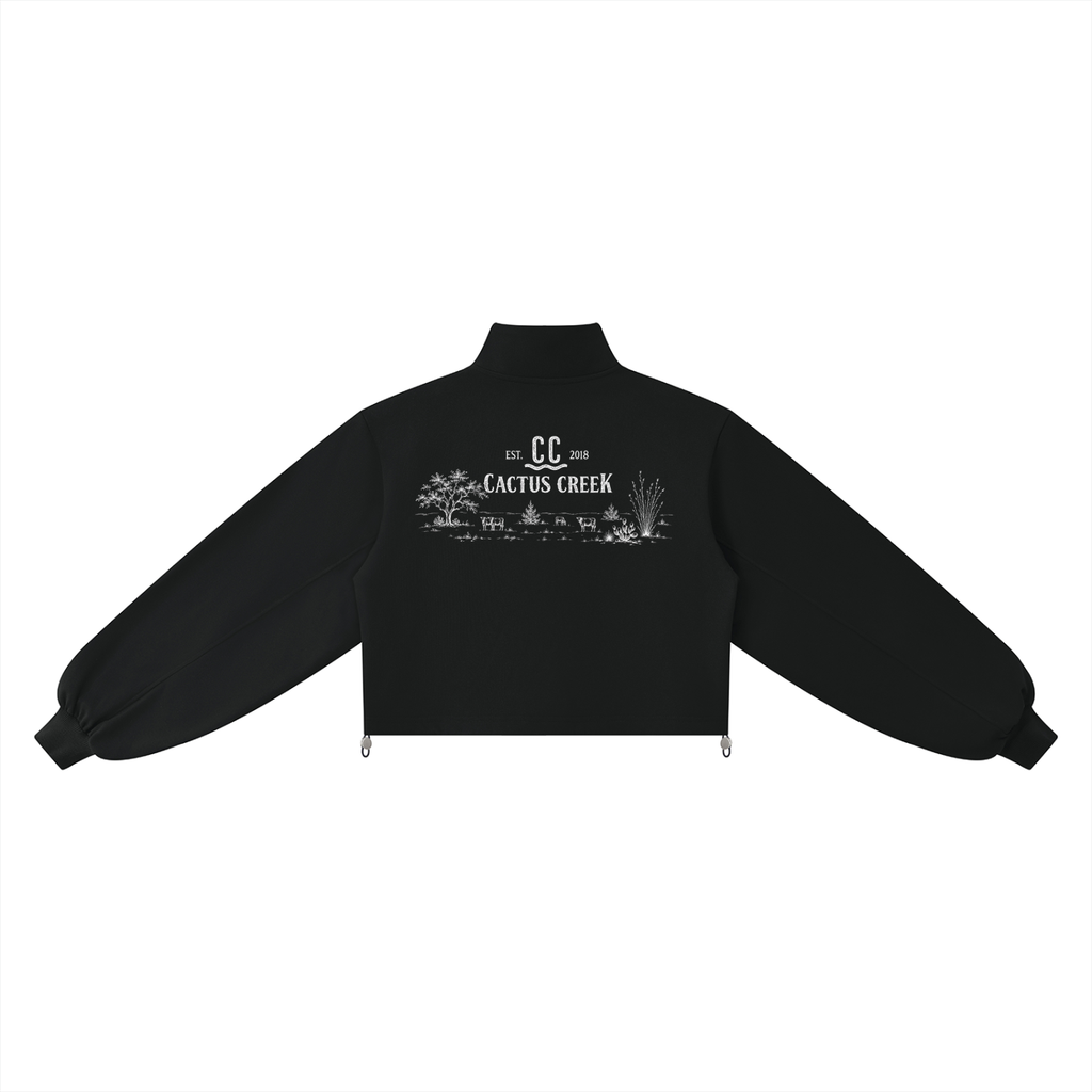 Women’s Mock-Neck Quarter-Zip Sweatshirt