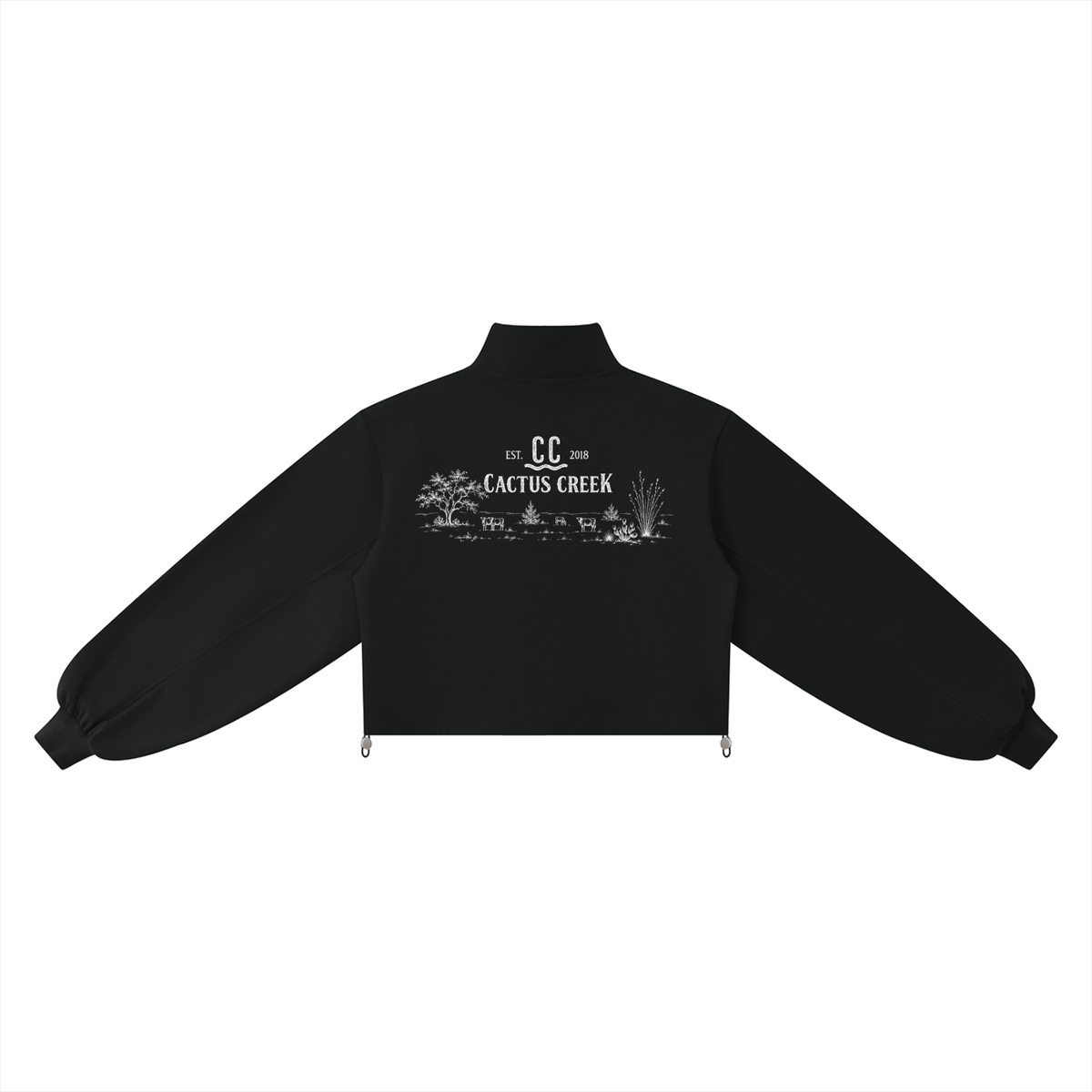 Women’s Mock-Neck Quarter-Zip Sweatshirt