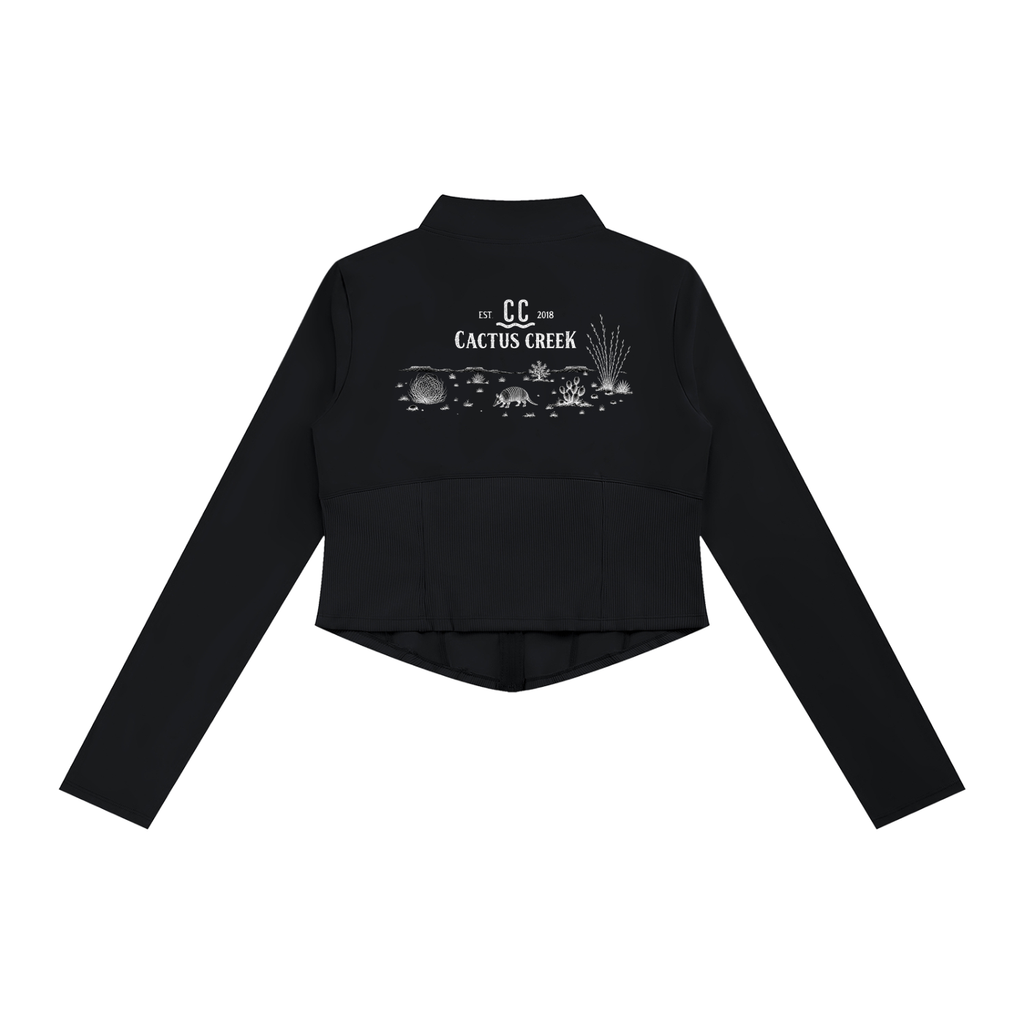 Women's Slim Fit Full-Zip Yoga Jacket