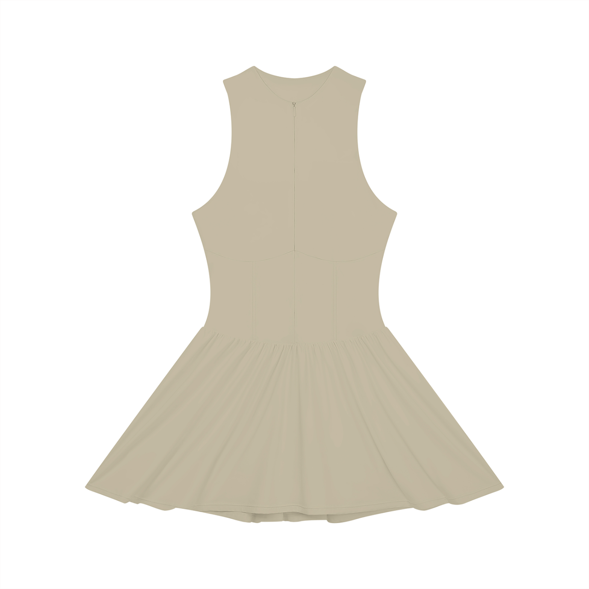 Women’s Fitted Sleeveless Full-Zip Dress