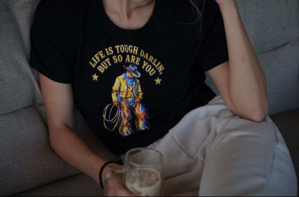Life is Tough Cropped Tee