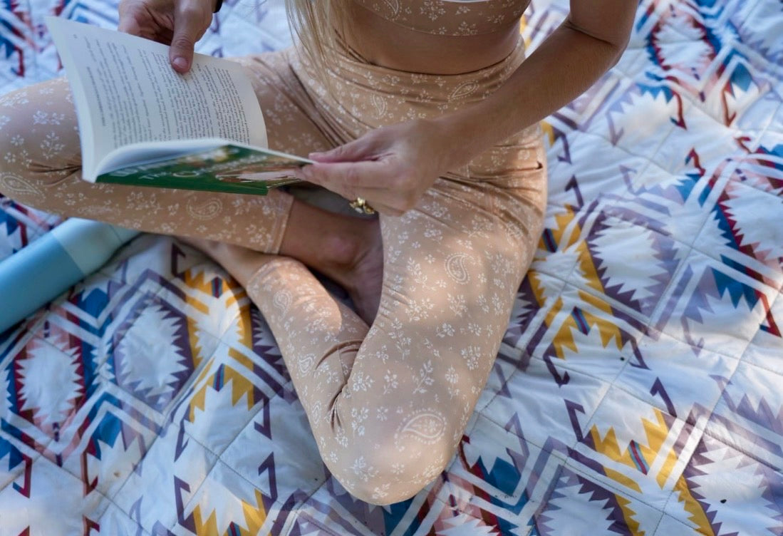 Sandstone - Dainty Floral - Leggings (with pockets!)