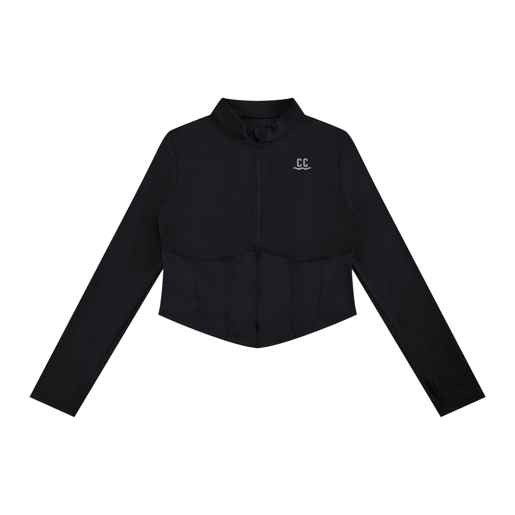 Women's Slim Fit Full-Zip Yoga Jacket