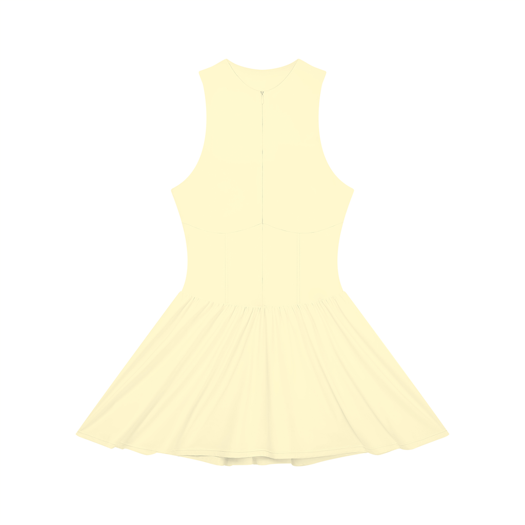Women’s Fitted Sleeveless Full-Zip Dress