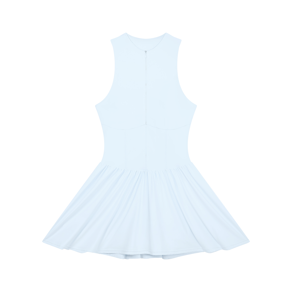 Women’s Fitted Sleeveless Full-Zip Dress