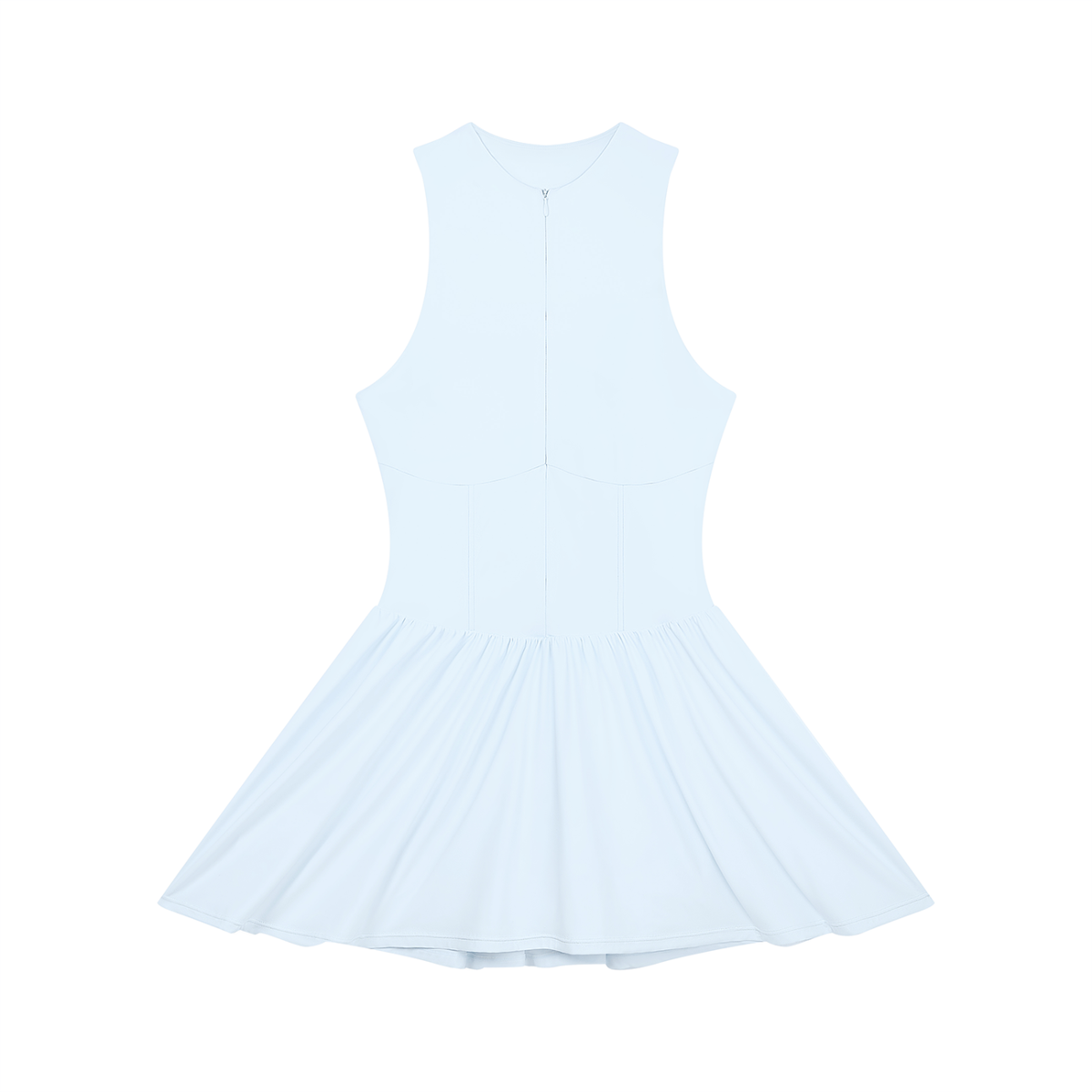 Women’s Fitted Sleeveless Full-Zip Dress